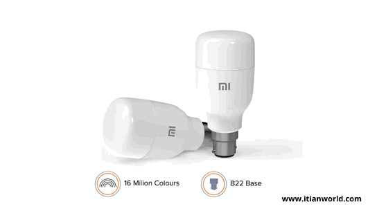 Mi Smart LED Bulb (B22) with power of 9W has been launched in India